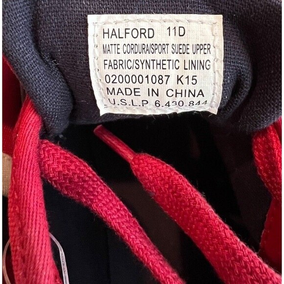 Ralph Lauren Polo Men’s 11D Sport Suede Sneakers Red Pony Halford Low Top New main image 5